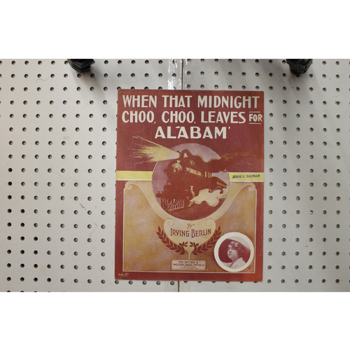 1912 - When that midnight choo-choo leaves for Alabam - Sheet Music