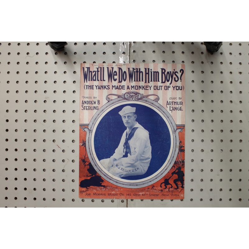 1918 - Whatll we do with him boys - Sheet Music