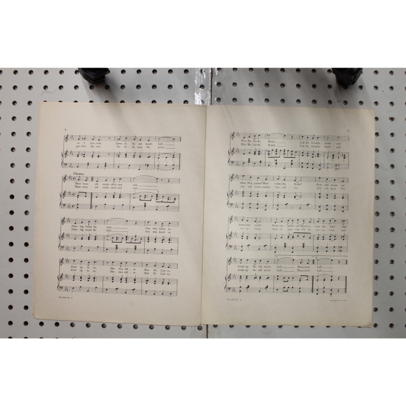 1913 - The old maids ball - Sheet Music