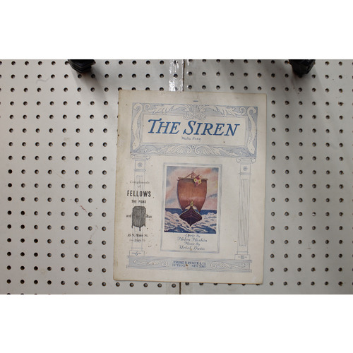 1917 - The siren - Sheet Music