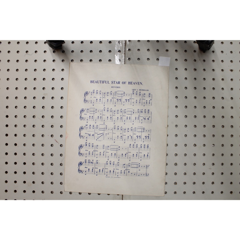 1905 - Monastery bells - Sheet Music