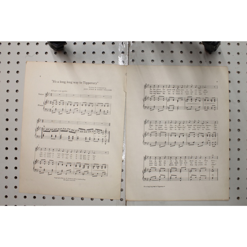 1912 - Its a long long way to Tipperary - Sheet Music