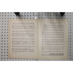 1913 - You are all I had - Sheet Music