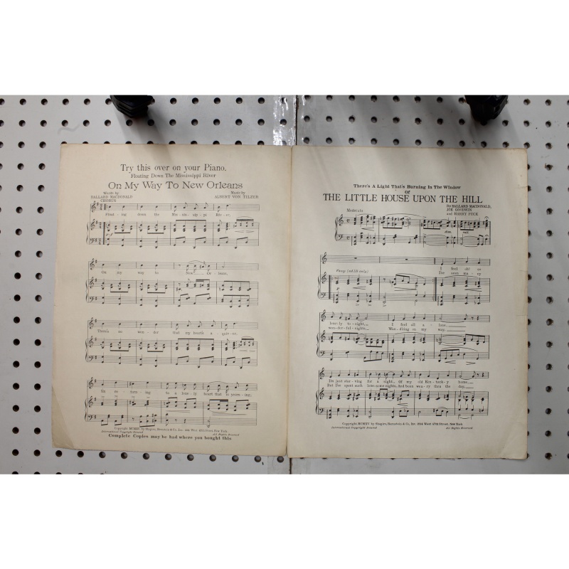 1915 - Little House upon the hill - Sheet Music