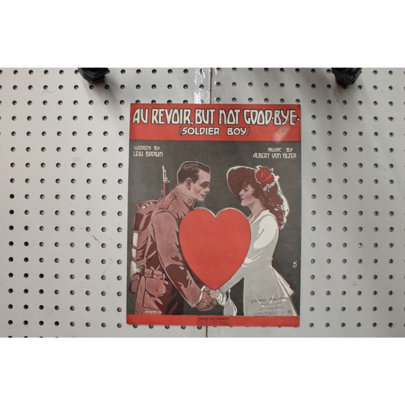 1917 - Au revoir but not goodbye soldier boy - Sheet Music