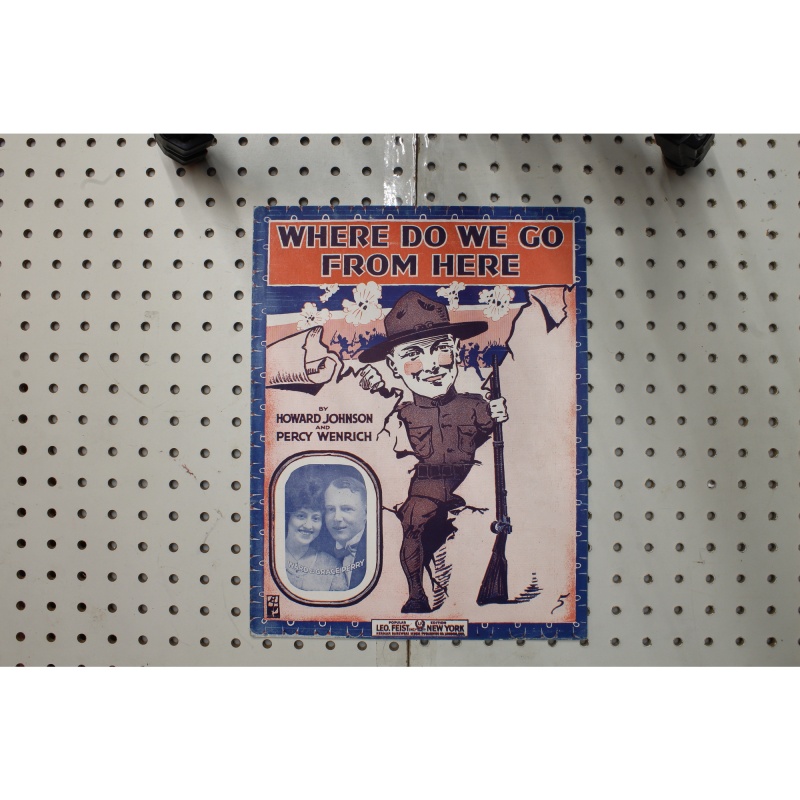 1917 - Where do we go from here - Sheet Music