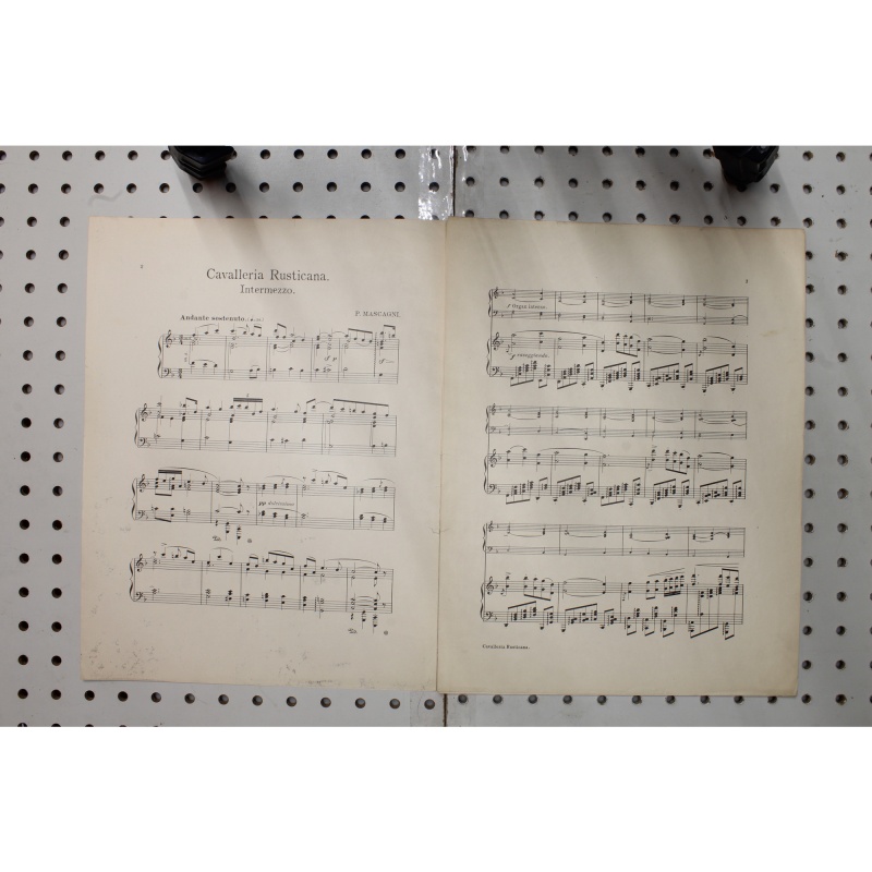1908 - Intermezzo from Cavelleria Rusticana - Sheet Music