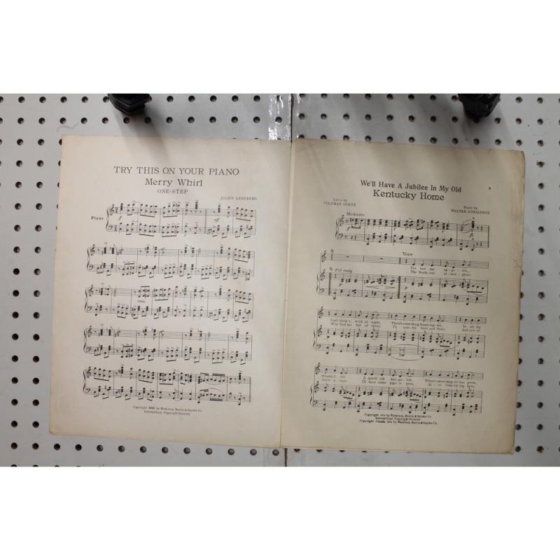 1915 - Will have a jubilee in my old Kentucky home - Sheet Music