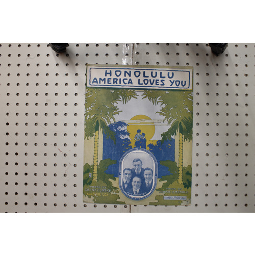 1916 - Honolulu America loves you - Sheet Music