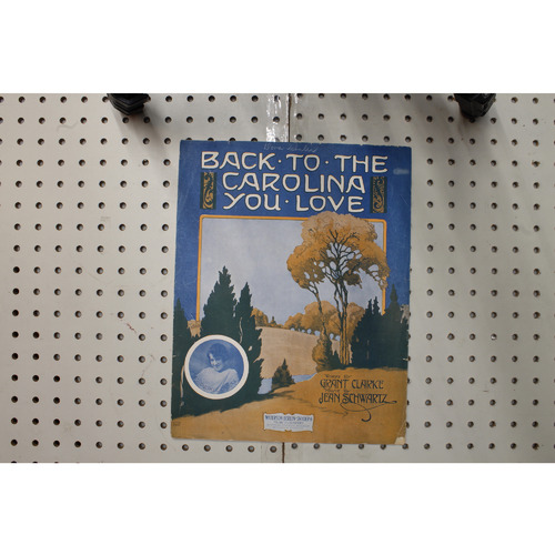 1914 - Back to the Carolina you love - Sheet Music