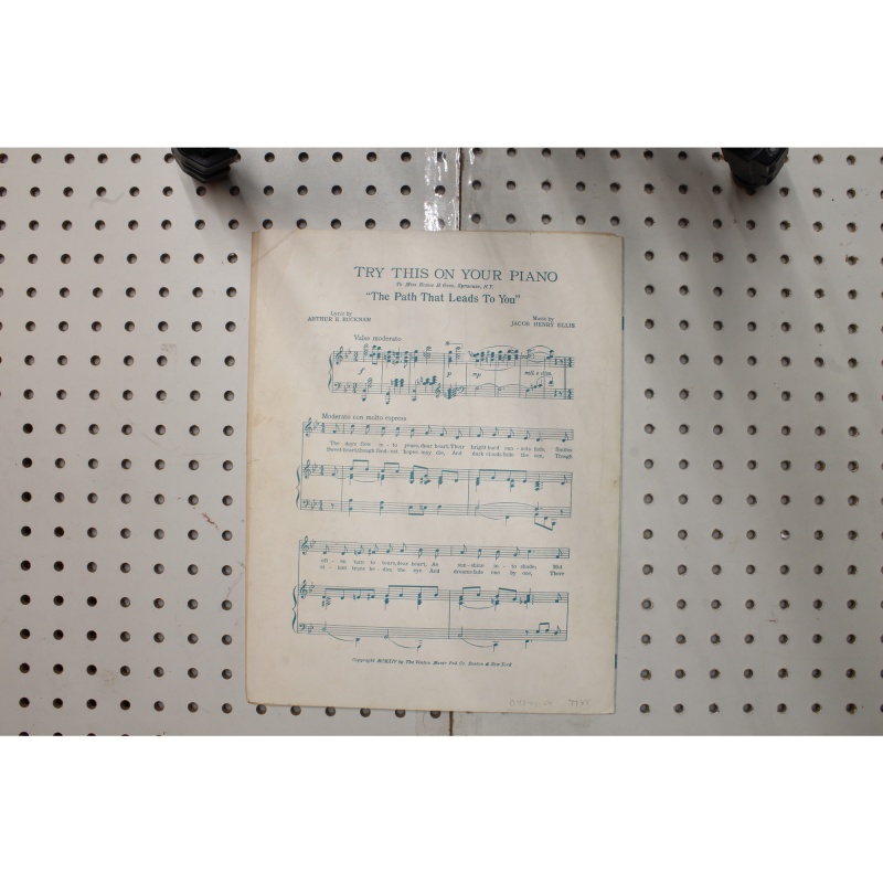 1915 - When its twilight neath the old New England Hills - Sheet Music