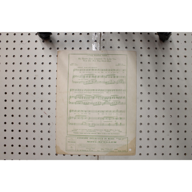 1910 - Where the river Shannon flows - Sheet Music