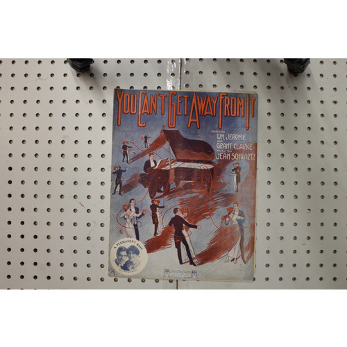 1913 - You cant get away from it - Sheet Music