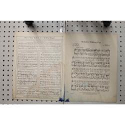 1913 - Melinda's wedding day - Sheet Music