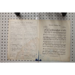 1913 - Melindas wedding day - Sheet Music