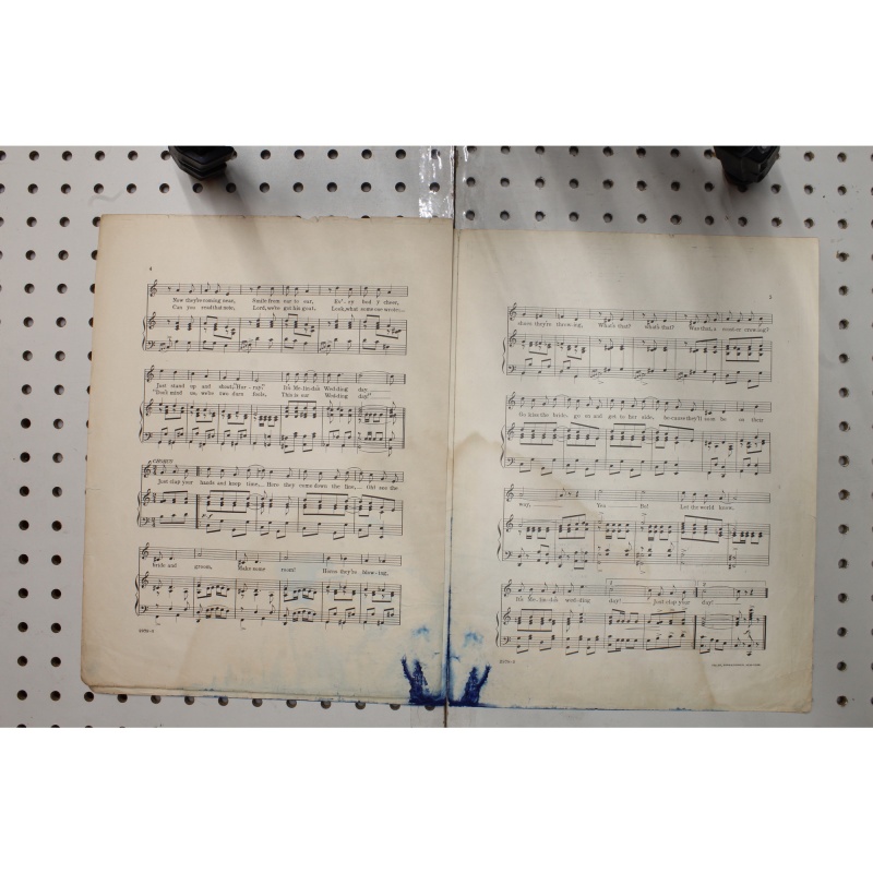 1913 - Melindas wedding day - Sheet Music