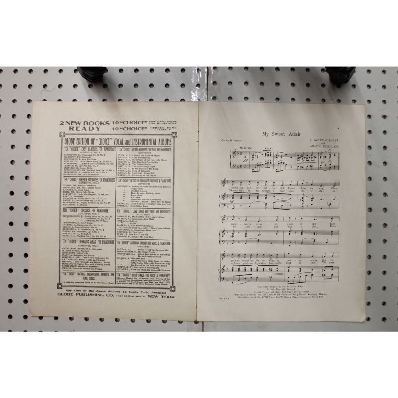 1915 - My sweet Adair - Sheet Music