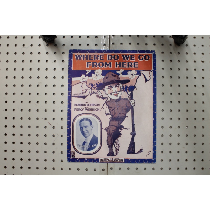 1917 - Where do we go from here - Sheet Music