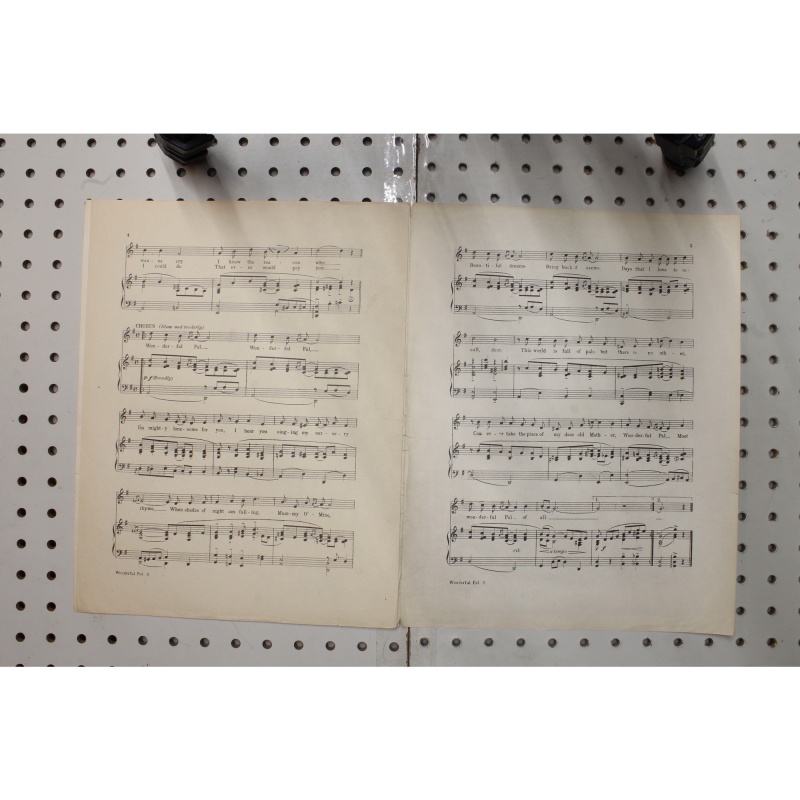 1919 - Wonderful pal - Sheet Music