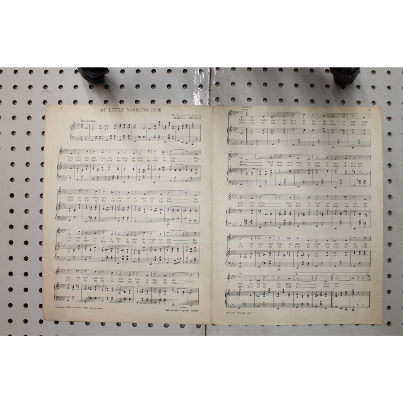 1916 - My little rambling Rose - Sheet Music
