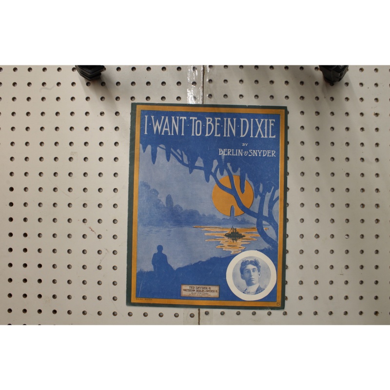 1912 - I want to be in Dixie - Sheet Music