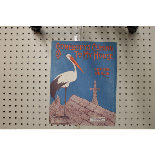 1913 - Somebodys coming to my house - Sheet Music