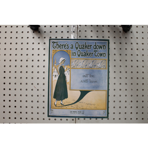 1916 - Theres a quaker down in Quakertown - Sheet Music