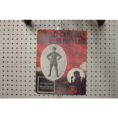 1918 - Hello Central give me no mans land - Sheet Music