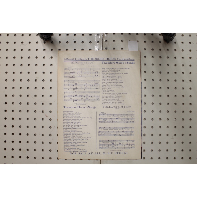 1903 - When uncle Joe plays a rag on his old banjo - Sheet Music