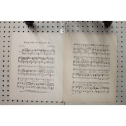 1918 - Sailing down the Chesapeake Bay - Sheet Music