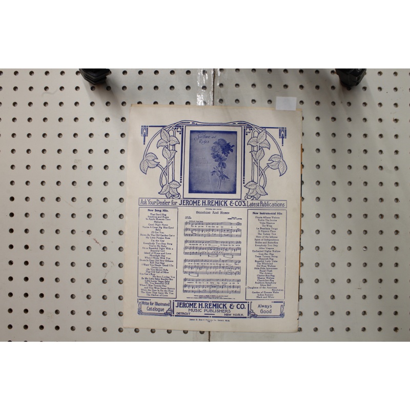 1918 - Sailing down the Chesapeake Bay - Sheet Music