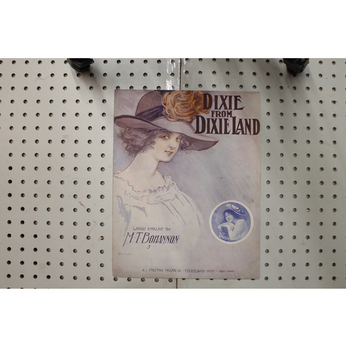 1912 - Dixie from Dixieland - Sheet Music