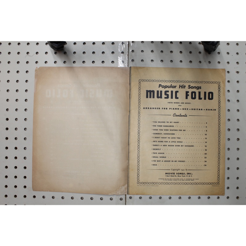 1943 - Hit song music folio - Sheet Music