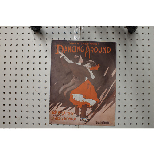 1913 - While they were dancing around - Sheet Music