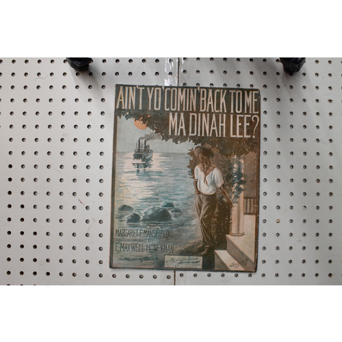 1912 - Aint yo coming back to me Ma Dinah Lee - Sheet Music