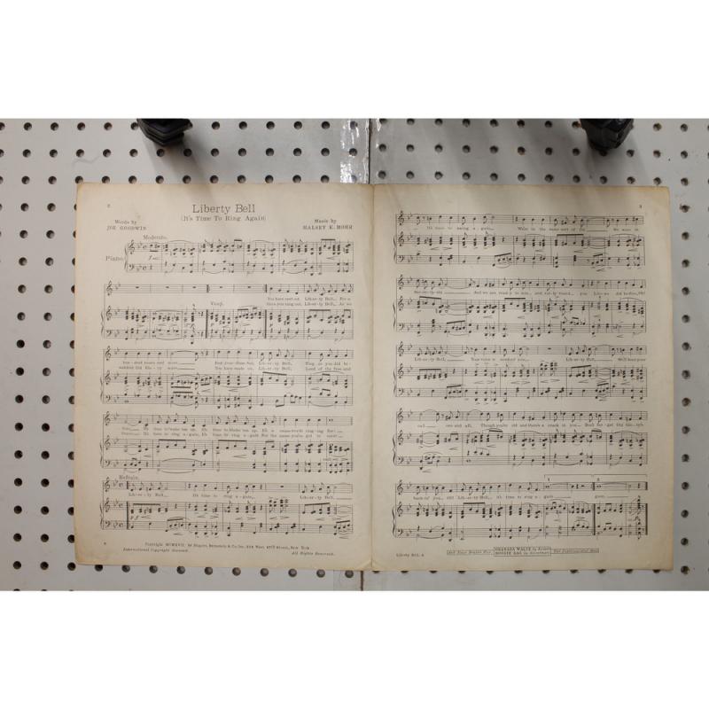 1917 - Liberty Bell it's time to ring again - Sheet Music