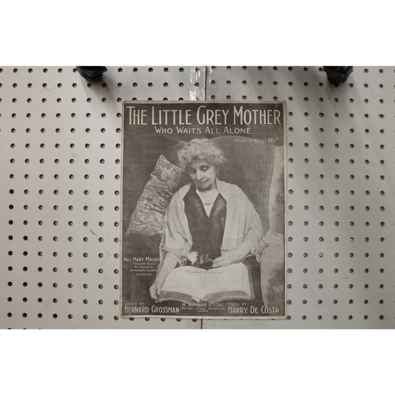 1915 - The little gray mother who waits all alone - Sheet Music