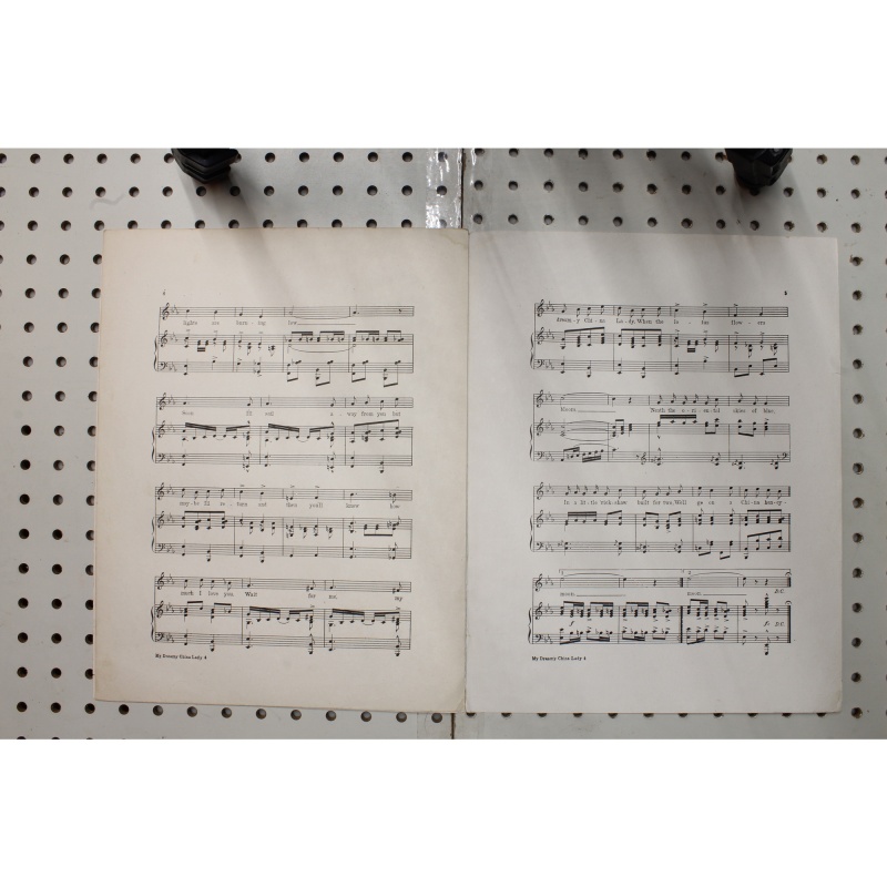 1916 - My dreamy China lady - Sheet Music
