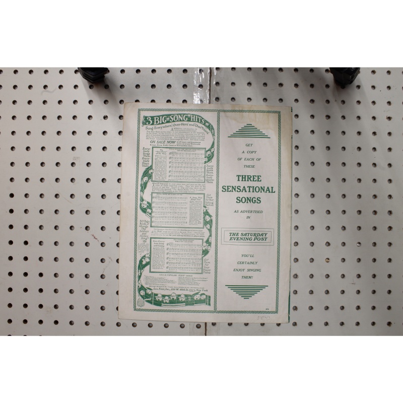 1917 - If he can fight like he can love good night Germany - Sheet Music