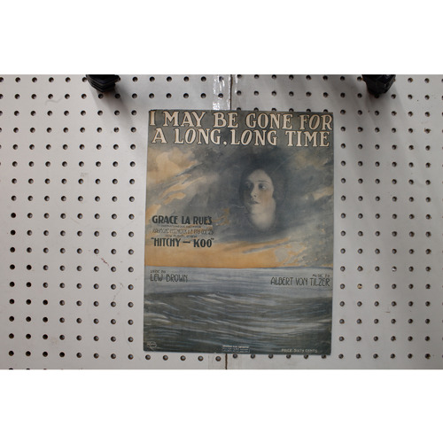 1917 - I may be gone for a long long time - Sheet Music