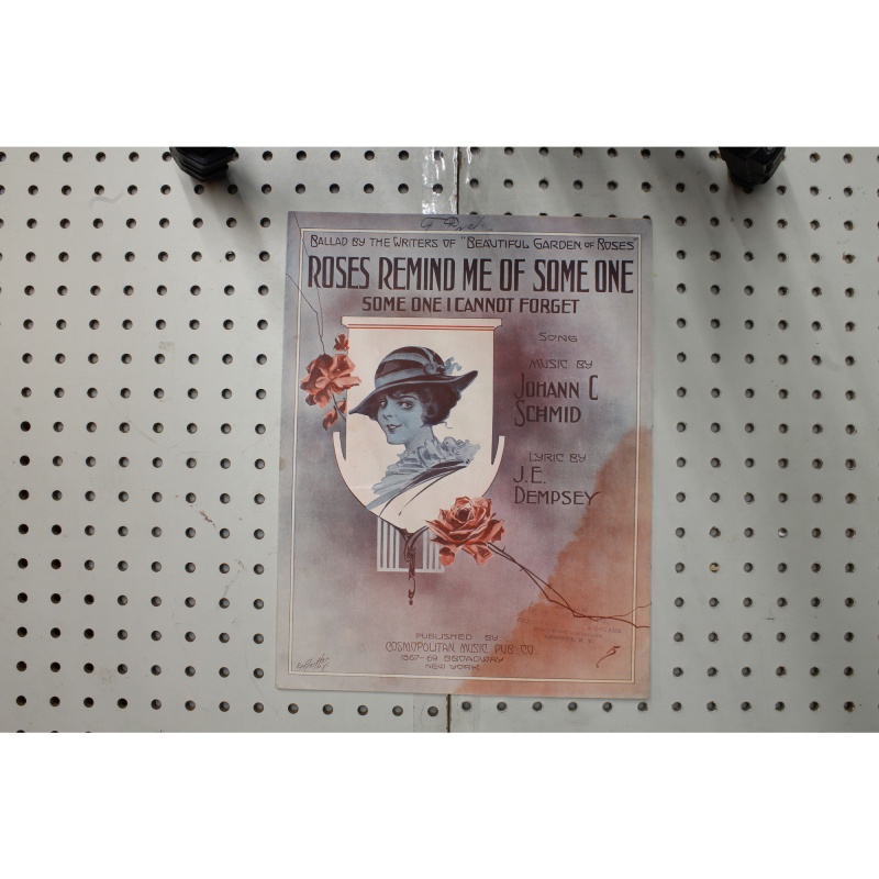 1914 - Roses remind me of someone - Sheet Music