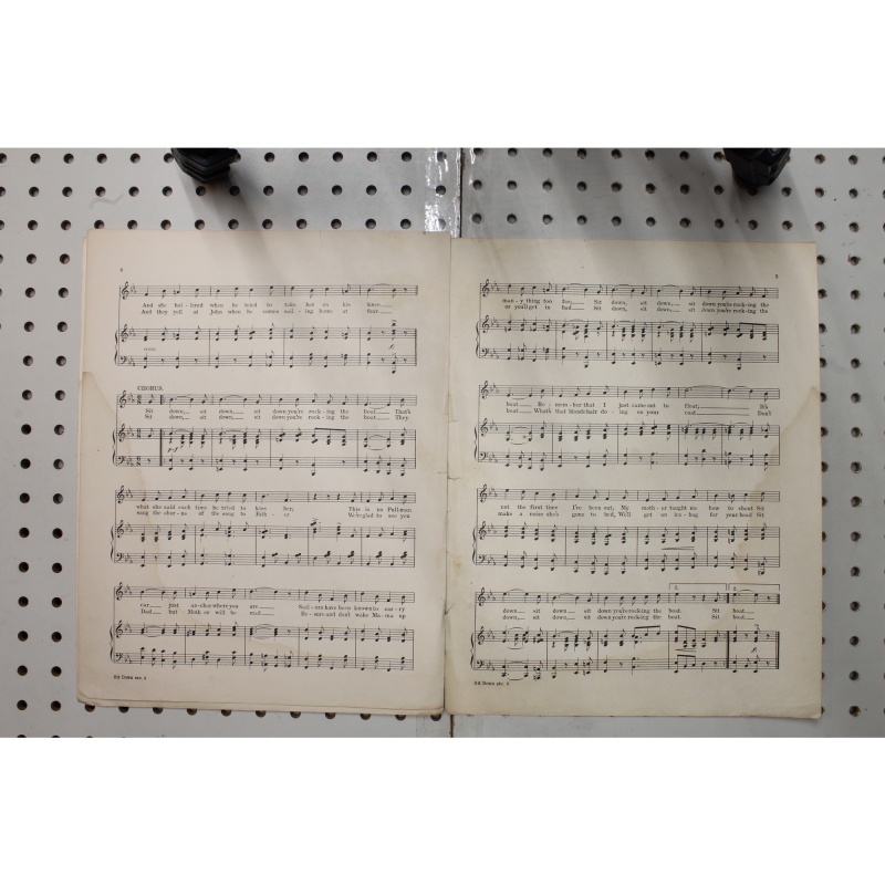 1914 - Sit down youre rocking the boat - Sheet Music