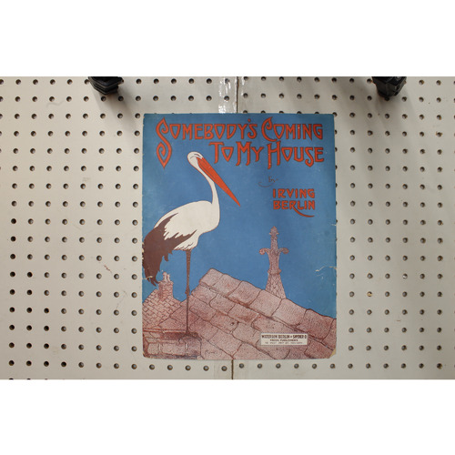1913 - Somebodys coming to my house - Sheet Music