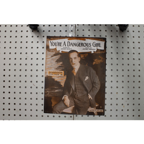 1916 - Youre a dangerous girl - Sheet Music