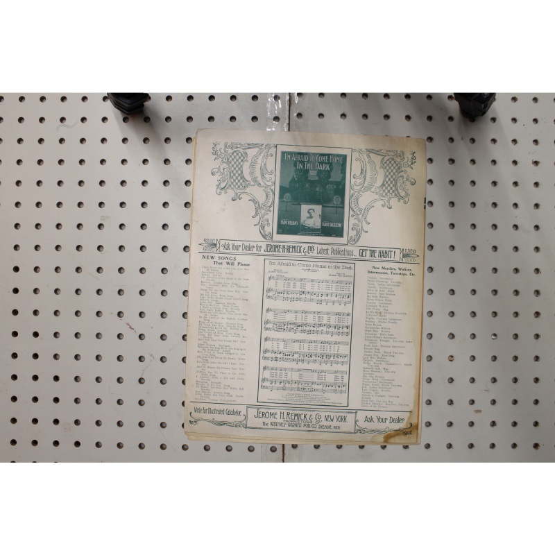 1918 - I was a hero too - Sheet Music