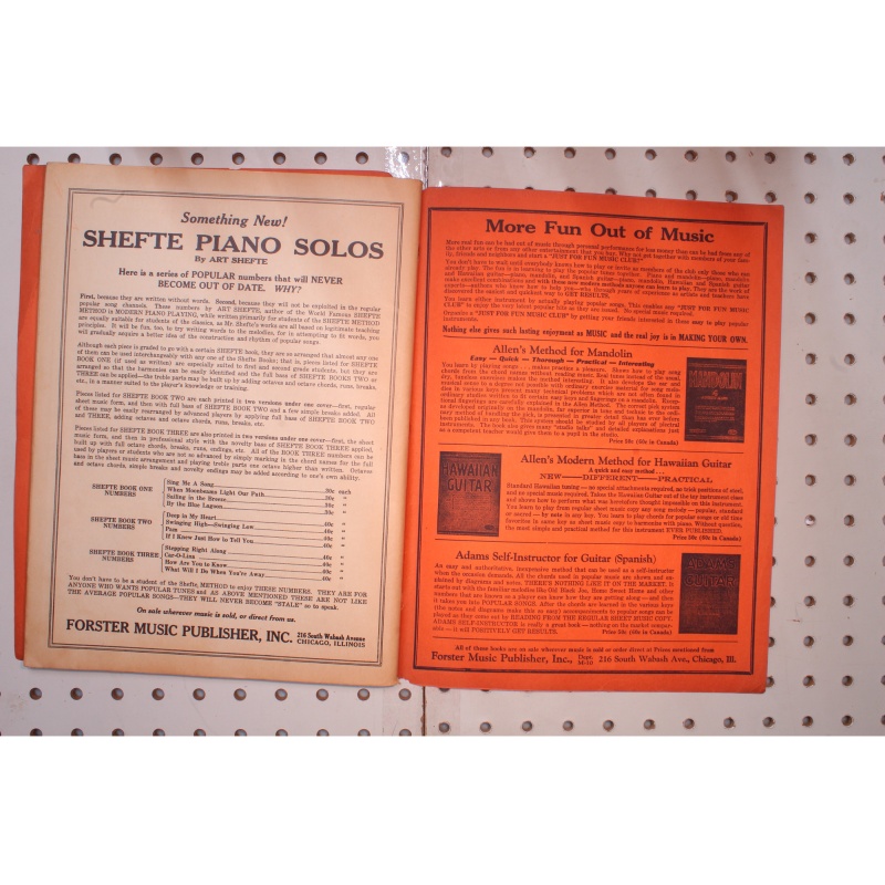 1927 - Shefts rapid course in modern piano playing - Sheet Music