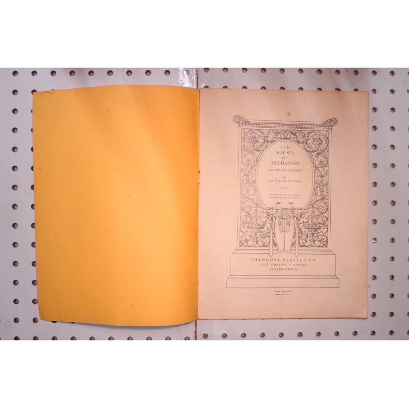 - Early 1900s Duvernoys the school of mechanism pianoforte OP 120 - Sheet Musi