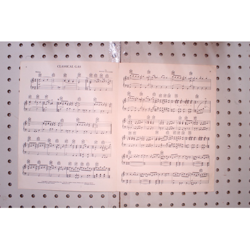 1968 - Classical gas midnight string Quartet - Sheet Music