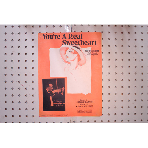 1928 - Youre a real sweetheart - Sheet Music