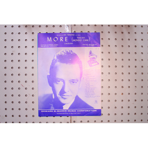 1962 - More theme from Mondo Cane - Sheet Music
